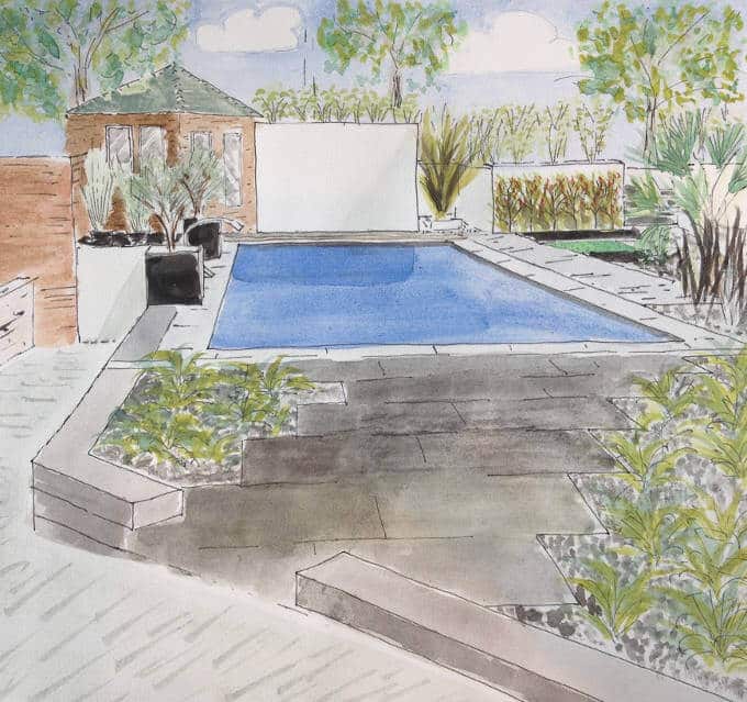Showroom sketch
