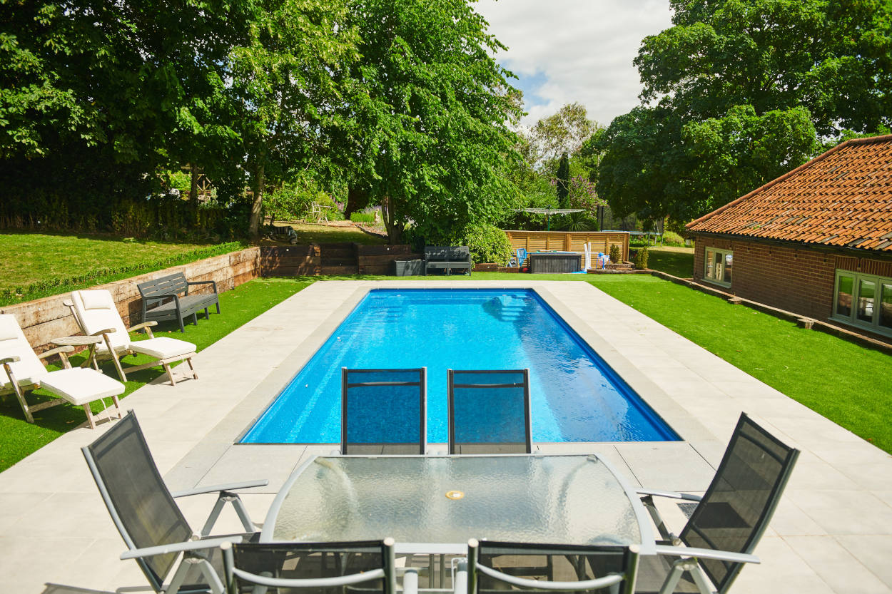 High-End XL Trainer Outdoor Pool Installation in Suffolk Gallery Image 3
