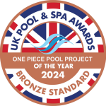 UK Pool and Spa Awards 2024 One-Piece Pool Project Bronze Standard