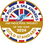 UK Pool and Spa Awards 2024 One-Piece Pool Project Gold Standard