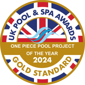 UK Pool and Spa Awards 2024 One-Piece Pool Project Gold Standard